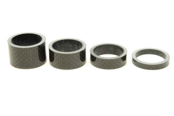 สเปเซอร์แหวนรองถ้วยคอคาบ้อน CARBON, O.V. 1.1/8”, 2mm(ไม่มีโลโก้) แหวนรองคอ
